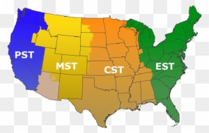 Timezones Us Time Zones Map Usa With Time Zone Map - New Mexico Time ...