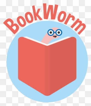 Looking For Some Feedback On This Bookworm Logo - Green And Blue Background