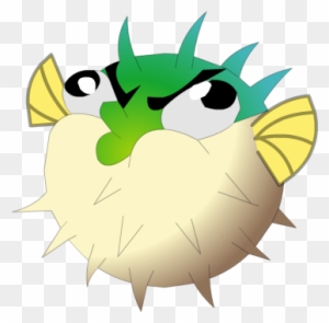 Puffer Fish Clip Art - Yellow Fish Cartoon - Free Transparent PNG