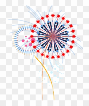 fountain fireworks clipart image