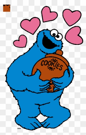 baby cookie monster coloring page