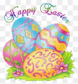 Easter Eggs Good Friday Clipart - Happy Easter Gif Animation