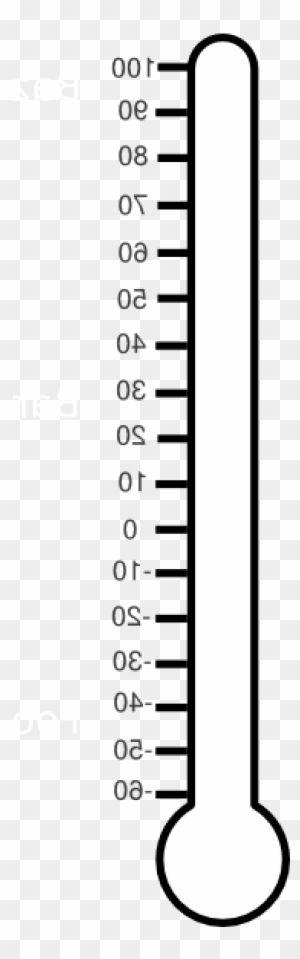 Fundraising Goal Chart - Blank Thermometer - Free Transparent PNG