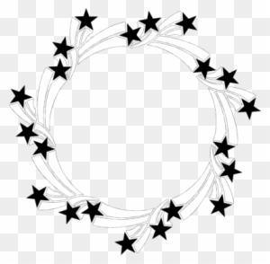 star clusters border clip art