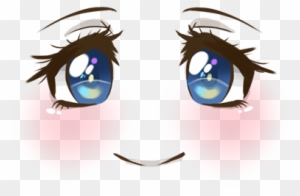 Anime Anime Anime Anime Eyes Face Face Face Face Anime Face Roblox Free Transparent Png Clipart Images Download - blush face id roblox
