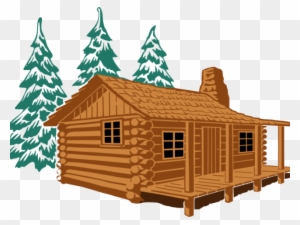 Showing Post & Media For Log Cabin Clip Art Cartoon - Cabin In The ...