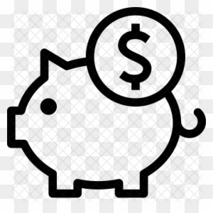 Finance, Piggy, Bank, Pig, Saving, Money Icon - Dollar Sign Clipart Circle