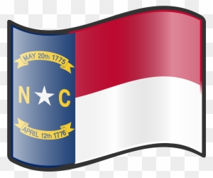 nc flag waving clipart