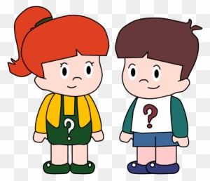 kids asking questions clipart