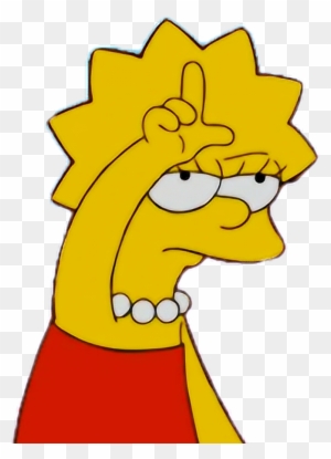 Report Abuse - Lisa Simpson Loser - Free Transparent PNG Clipart Images ...