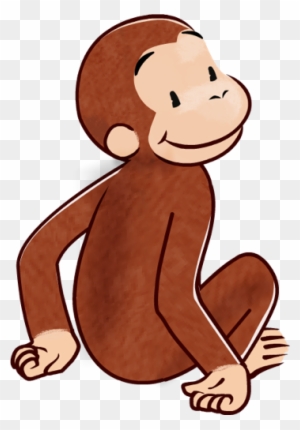 Free Curious George Clipart Image - Curious George With Banana - (350x554)  Png Clipart Download. ClipartMax.com