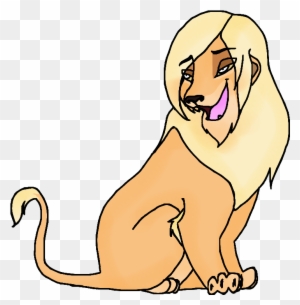 lion lying down clipart school