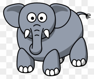 Cartoon Animation Elephant Clip Art - Animated Image Of Elephant