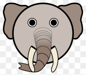 Linuxien Elephant Bclipart - Elephant Cartoon Face