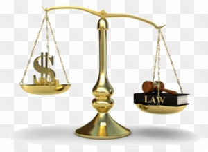 Reasonable Fees - Scales Of Justice With Money - Free Transparent PNG ...