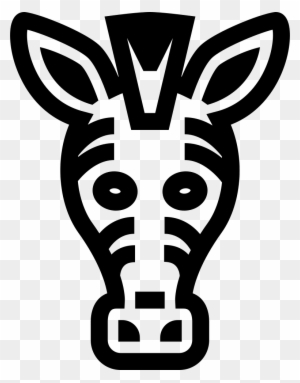 zebra head clipart