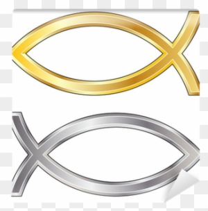 Jesus Fish Gold No Background Icons Png Free Png And - Christian Fish ...