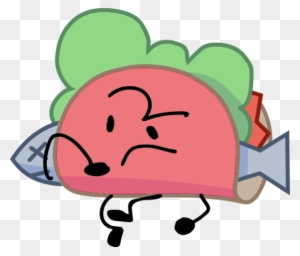 Battle For Dream Island Wiki - Bfdi Taco, HD Png Download - vhv
