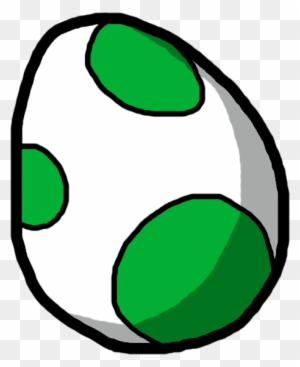 Yoshi Egg Tilted Artwork - Yoshi Egg Png - Free Transparent PNG Clipart  Images Download