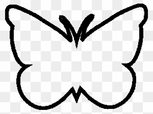 Butterfly Outline Free Download Clip Art Free Clip - Butterfly Outline ...