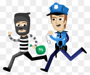 卡通警察小偷 - Robber Png - Free Transparent PNG Clipart Images Download