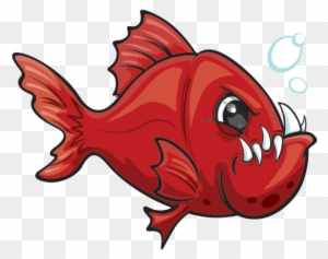 Download Piranha Clipart Angry Fish Decal Stickers Aggressive Piranha Librar Motorbike Free Transparent Png Clipart Images Download