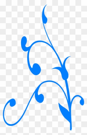 simple blue swirls