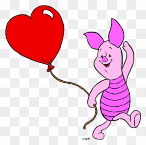 pooh valentine glitter clipart