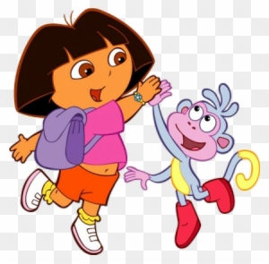 Latest - Dora And Boots High Five