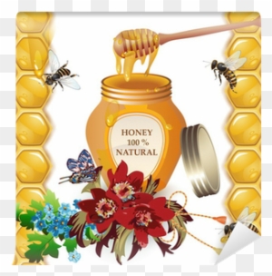 Bee Honey Jar Clip Art - Portable Network Graphics - Free Transparent ...