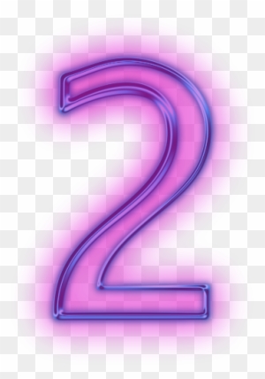 Number Computer Icons Clip Art - Number 2 In Purple - Free Transparent ...