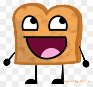 Toast S Epic Face By Thedrksiren On Deviantart Toast With A Face Free Transparent Png Clipart Images Download - kawaii toast roblox