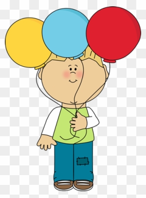 Little Boy And Balloons - Boy With Balloons Clipart - Free Transparent ...