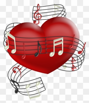 heart music note clip art