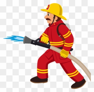 Free Cartoon Firefighter - Cartoon Fireman - Free Transparent PNG ...