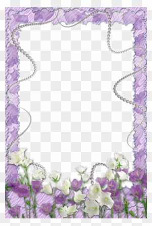 Purple Flower Frame Png Wwwpixsharkcom Images - Purple Flower Frame Png ...
