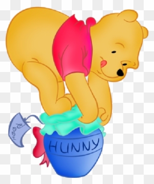 pooh valentine glitter clipart