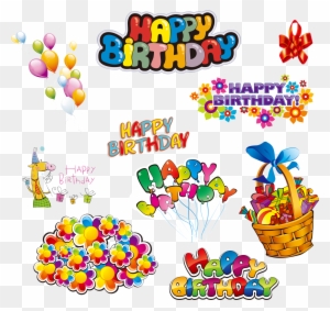 Happy Birthday Party Design Elements Bon Anniversaire Jean Pierre Free Transparent Png Clipart Images Download