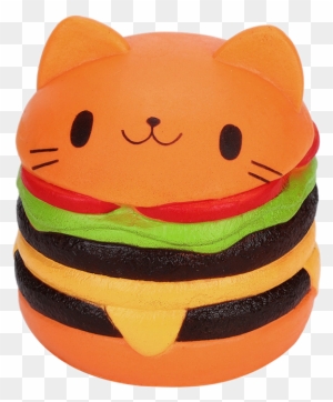 Kitty store burger squishy