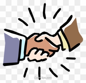 Handschlag Clipart - Handshake Cartoon - Free Transparent Png Clipart 