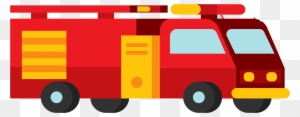 Firefighter Fire Engine Euclidean Vector - Fire Truck Svg - Full Size ...