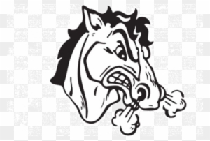 South Fork Logo - Angry Horse Head