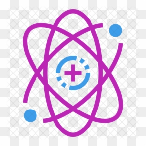 Atom Icon - Nuclear Symbol