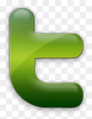 100030 Green Jelly Icon Social Media Logos Twitter - Anouk