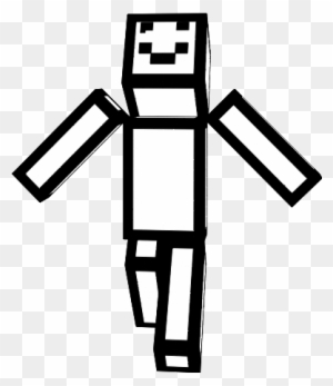 How To Draw Minecraft Pictures In Black And White - Minecraft