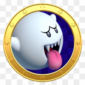 Boo Face - - Super Mario Ghost Face - Free Transparent PNG Clipart ...