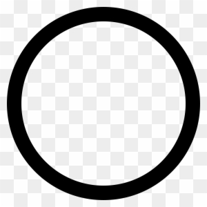 Transparency% Comments - Outline Of Shape Circle