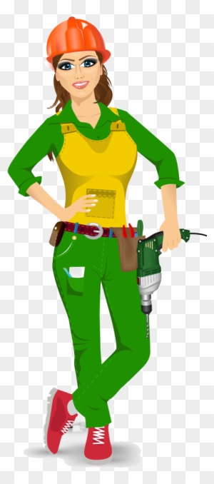 handy woman clipart image