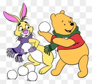 Winnie The Pooh, Piglet - Winnie The Pooh Rabbit Christmas