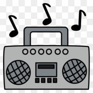 Colouful Clipart Boombox - Pop Music Clip Art - Free Transparent PNG ...